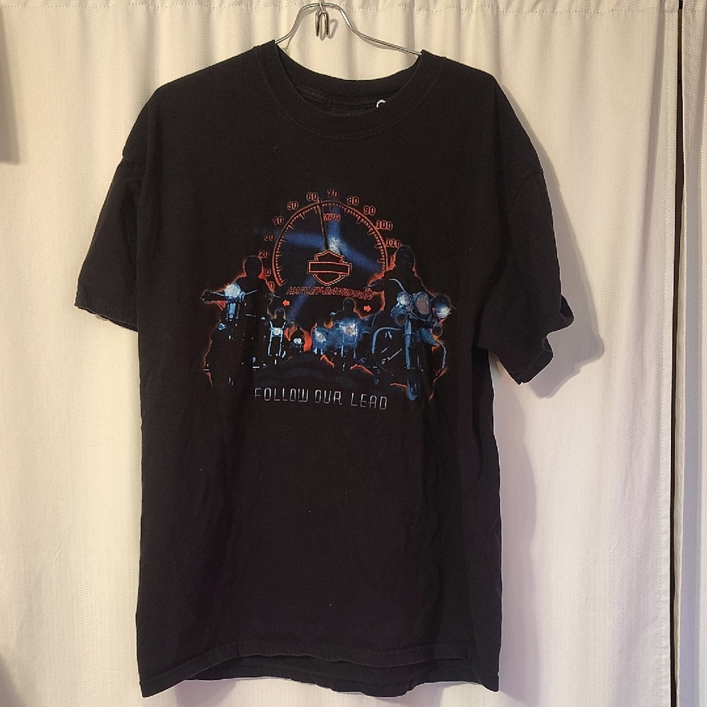 Harley-Davidson Black Tee with Bold Graphic